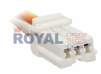 FICHA DE CONEXION ROYALTEK FICHA DE CONEXION ROYALTEK 3 (TRES) VIAS TERMOSTATO FIAT PALIO STRADA IDEA LUZ DE TECHO FIAT PALIO - VENTA EN PAQUETES DE 5 UNIDADES ---